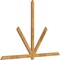 Ekena Millwork Kennewick Rough Sawn Timber Gable Bracket, Western Red Cedar, 108"W x 72"H x 2"D x 4"F, 16/12 Pitch GBW108X72X0204KEN00RWR - alternate 5
